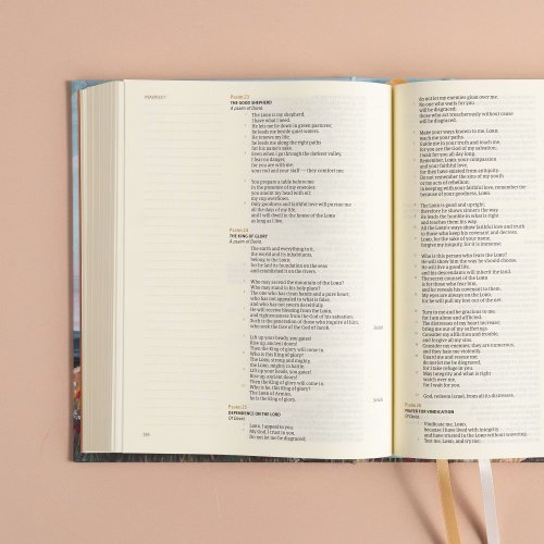 CSB Notetaking Bible, Hosanna Revival Edition, Roan Mountain Cloth Over Board