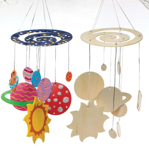 Solar System Wooden Mobiles (Pack of 2)