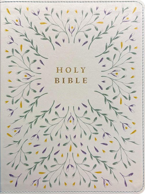 NLT Wide Margin Bible, Filament Enabled (LeatherLike, Grace & Bloom, Red Letter)