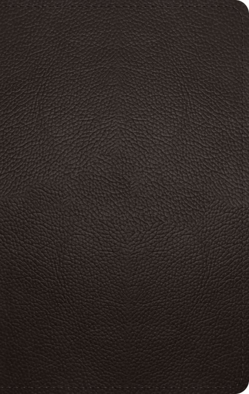 ESV Giant Print Personal Size Bible, Red Letter (Buffalo Leather, Deep Brown)