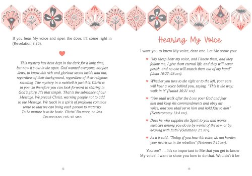 Encouraging Devotions for Teen Girls: From Jesus' Heart to Yours