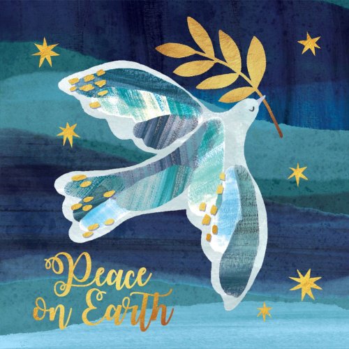 Peace On Earth Christmas Cards (Pack Of 10)