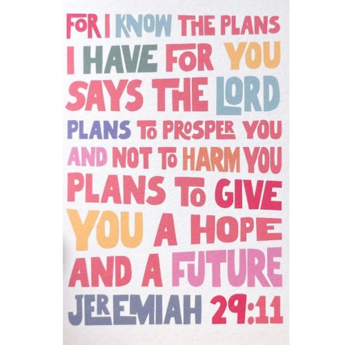 For I Know The Plans I Have For You 40 Pack Postcards