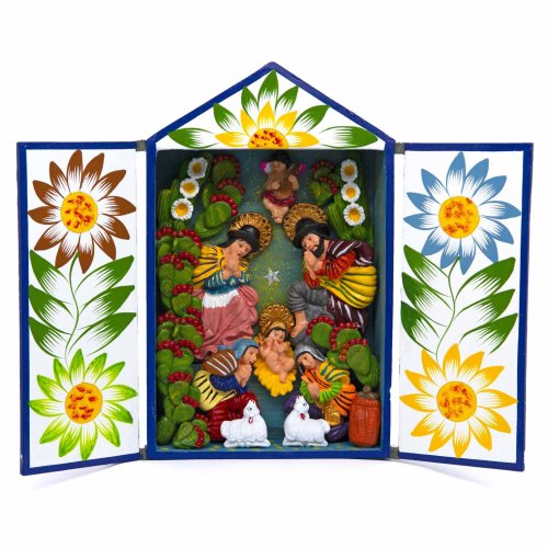 Large Nativity Retablo