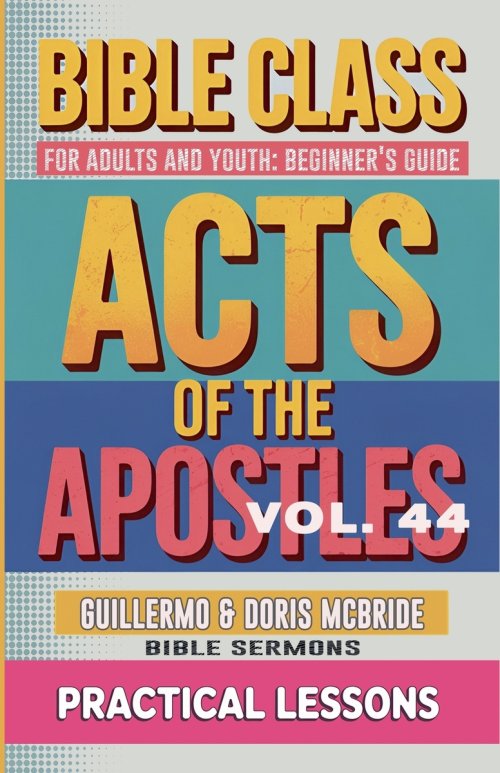 Bible Class for Adults and Youth: Beginner's Guide - Act of The Apostles
