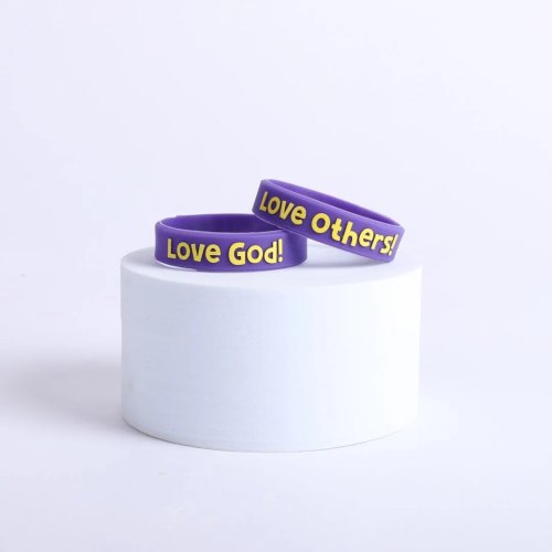 Love God, Love Others Power Band - Pack of 12