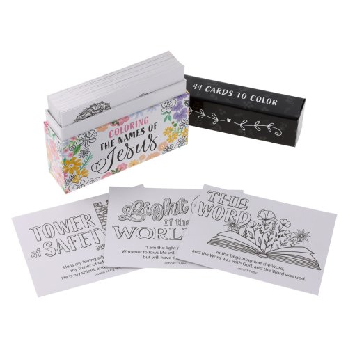 Coloring Cards Boxed The Names of Jesus