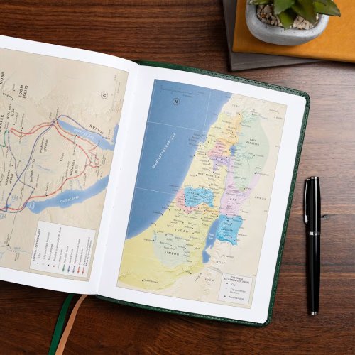 CSB Men of Character Bible, Revised and Updated, Forest LeatherTouch, Indexed