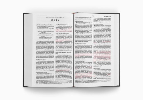 ESV Church Bible, Large Print, Red Letter (Hardcover, Black)