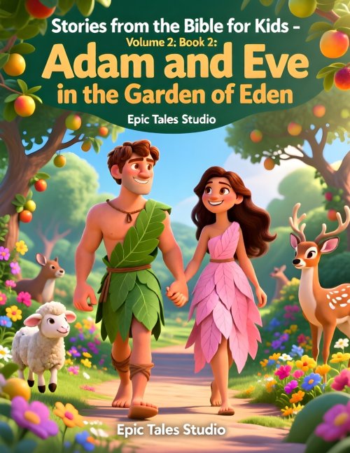 Stories from the Bible for Kids - Volume II, Book 2 Adam and Eve in the Garden of Eden: Beautiful Story About Obedience, Choices, and God's Loving Car