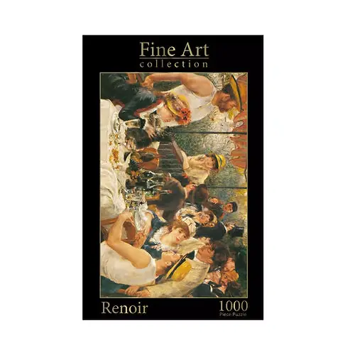 Jigsaw 1000 Pc Rectangular - Renoir: Luncheon Of The Boating Party