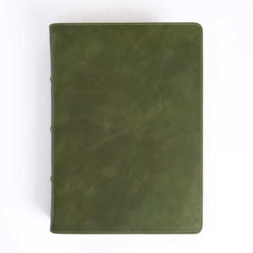 CSB She Reads Truth Bible, Holman Handcrafted Collection, Olive Premium Calfskin