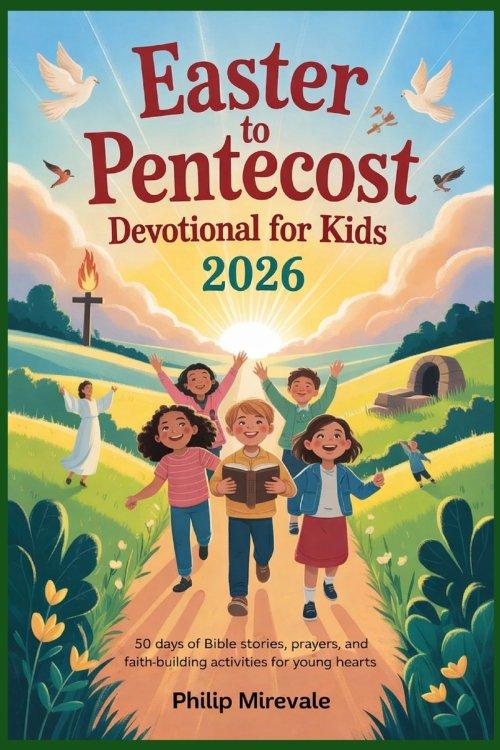 Easter to Pentecost Devotional for Kids 2026: 50 Days of Bible Stories, Prayers, and Faith-Building Activities for Young Hearts