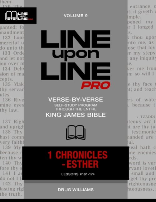 1 Chronicles - Esther: Vol 9 - Line Upon Line PRO Bible Study Series