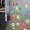 52 Wooden Alphabet Magnets in a Box - Uppercase and Lowercase Letters