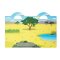 Reusable Puffy Stickers - Safari