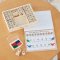 Deluxe Letters and Numbers Wooden Stamp Set ABCs 123s With Activity Book, 4-colour Stamp Pad