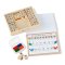 Deluxe Letters and Numbers Wooden Stamp Set ABCs 123s With Activity Book, 4-colour Stamp Pad