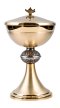 Golden Plated Ciborium H 22 cm