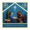 Gold Stable (Pack of 10) Charity Christian Christmas Cards (Home For Good)