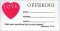 Offering Envelope: Love Offering - Bill-Sized (Package of 100):