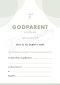 ETC Godparent Certificate A5 Portrait (pack of 10)