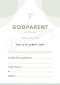 ETC Godparent Certificate A4 Portrait (pack of 10)