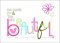 'Beautiful' Mini Card