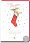 Daughter Stocking Christian Christmas Card