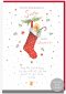 Sister Stocking Christian Christmas Card
