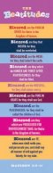 Bookmark-Beatitudes (Kids Version-KJV) (Pack Of 25)