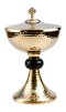 Golden Plated Ciborium H 24 cm