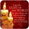 I Am The Light Christmas Coaster