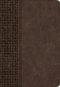 KJV Large Print Compact Reference Bible, Brown Leathertouch