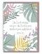 The Lord watches over you (Jungle Pink) - Greeting Card