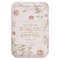 Phone Wallet Magnetic White Floral Bless You And Keep You Num. 6:24
