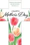 Bookmark-Happy Mother's Day/Strength & Honor (Proverbs 31:25) (Die-Cut Cross) (Pack Of 25)(Not Available-Out Of Print )