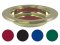 Offering Plate-Goldtone-With 4 Assorted Color Magnetic Velour Pad Inserts