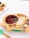 Bamboo Elephant Suction Plate - Green