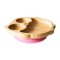 Bamboo Owl Suction Plate - Pink