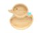 Bamboo Duck Suction Plate - Blue