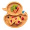 Bamboo Duck Suction Plate - Blue