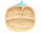 Bamboo Classic Toddler Suction Plate - Blue