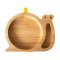 Bamboo Snail Suction Plate - Yellow