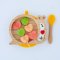 Bamboo Snail Suction Plate - Yellow