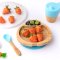 Bamboo Ladybird Suction Plate - Blue