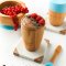 Bamboo Cup with Two Straws - Blue