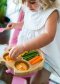 Bamboo Owl Plate Weaning Gift Set - Pink