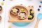 Bamboo Snail Plate - Weaning Gift Set - Blue