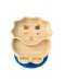 Bamboo Dinosaur Suction Plate - Navy